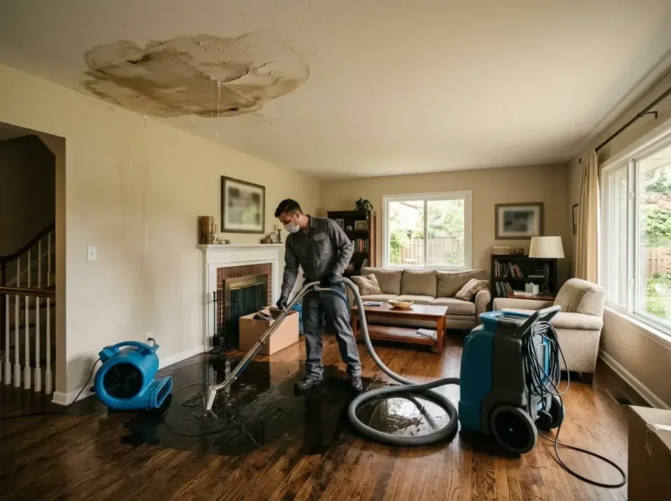 attic-pipe-burst-ceiling-drip-008 — frequently asked questions, Water Damage Restoration & Carpet Care in Chickamauga, GA